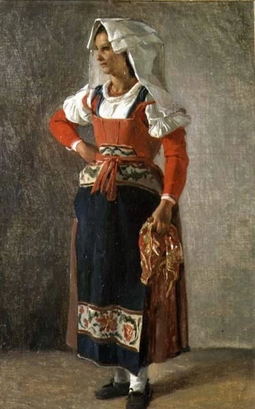 Contadina dei dintorni di Roma - Louvre, Parigi